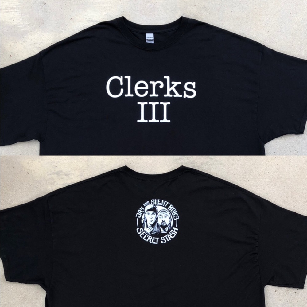 Clerks Iii Jay & Silent Bob’s Secret Stash Black Movie Promo Tee - Size 4xl
